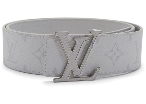 white grey louis vuitton belt|white Louis Vuitton belt price.